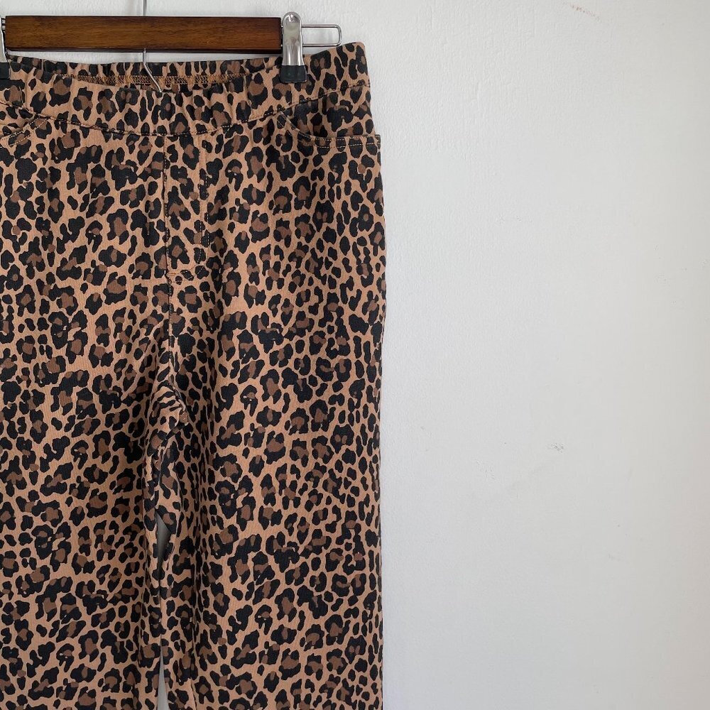 Cheetah Print Pants, High Rise Animal Print Pants